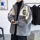 男性用の冬のラムスキンコート